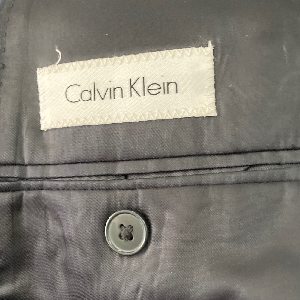 Calvin Klein Collection Deep Blue Subtle Stripes … - image 6